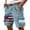 Blue, variant on Mens 250th Anniversary Usa Cargo Shorts Patriotic Casual Shorts Vintage Distressed Short Pants 2026 American Flag Military Combat Hiking Shorts with Pockets Gray XXL