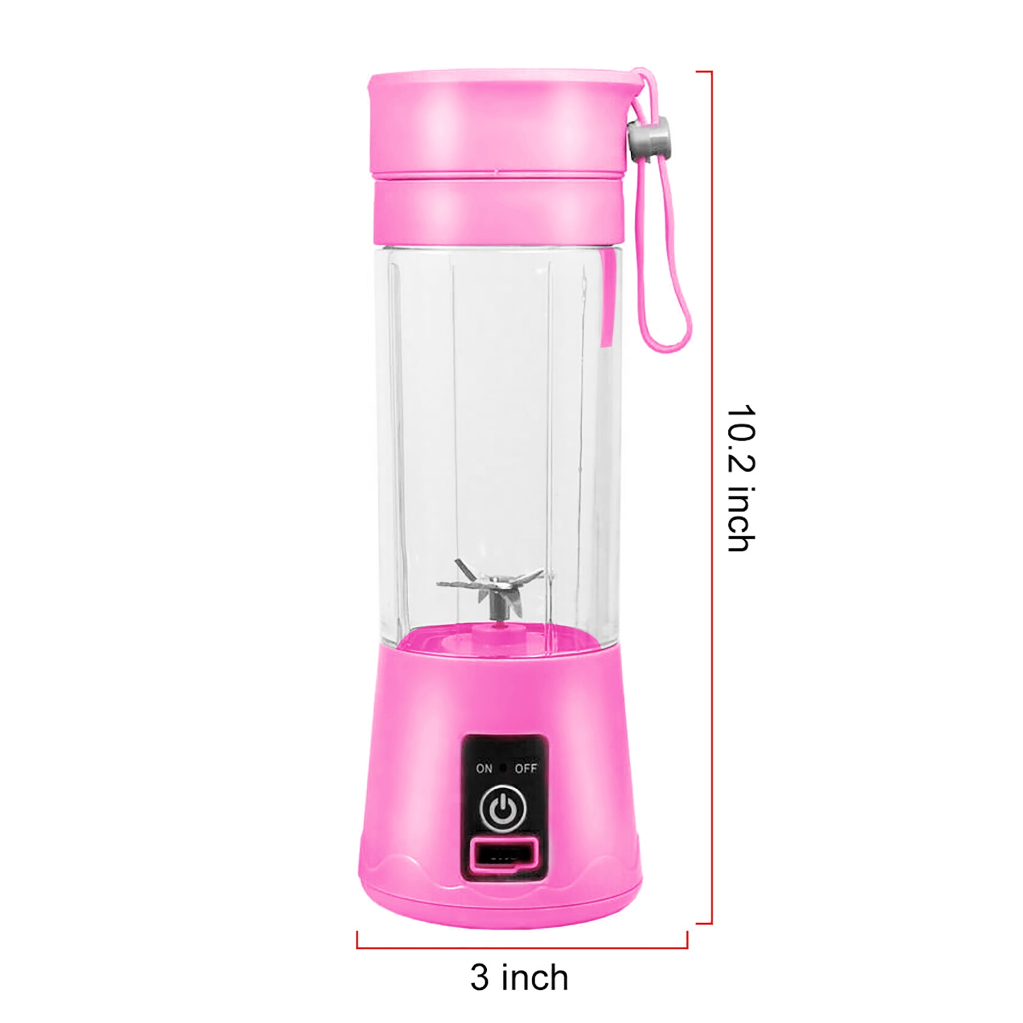 1pc 400ml Portable Multifunctional Electric Juicer With Double Cups, Fresh  Juice Blender For Smoothies, Food Processor, Portable Mixer For Home Use