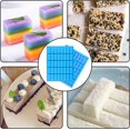 thumbnail image 5 of Moldes de silicona para caramelos, 1 paquete de 40 cavidades, rectángulo estrecho, moldes de chocolate para gominolas, trufas, pralinés, caramelos, moldes para bandejas de cubitos de hielo, 5 of 5