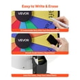 thumbnail image 5 of VEVOR 24 in Spinning Prize Wheel, 12 Slots Spinning Wheel with Stand, Adjustable Height Win Fortune Roulette with a Dry Erase and 2 Markers, 6 Colors, Easy Assembly, for Party Pub Trade Show Carnival, 5 of 9