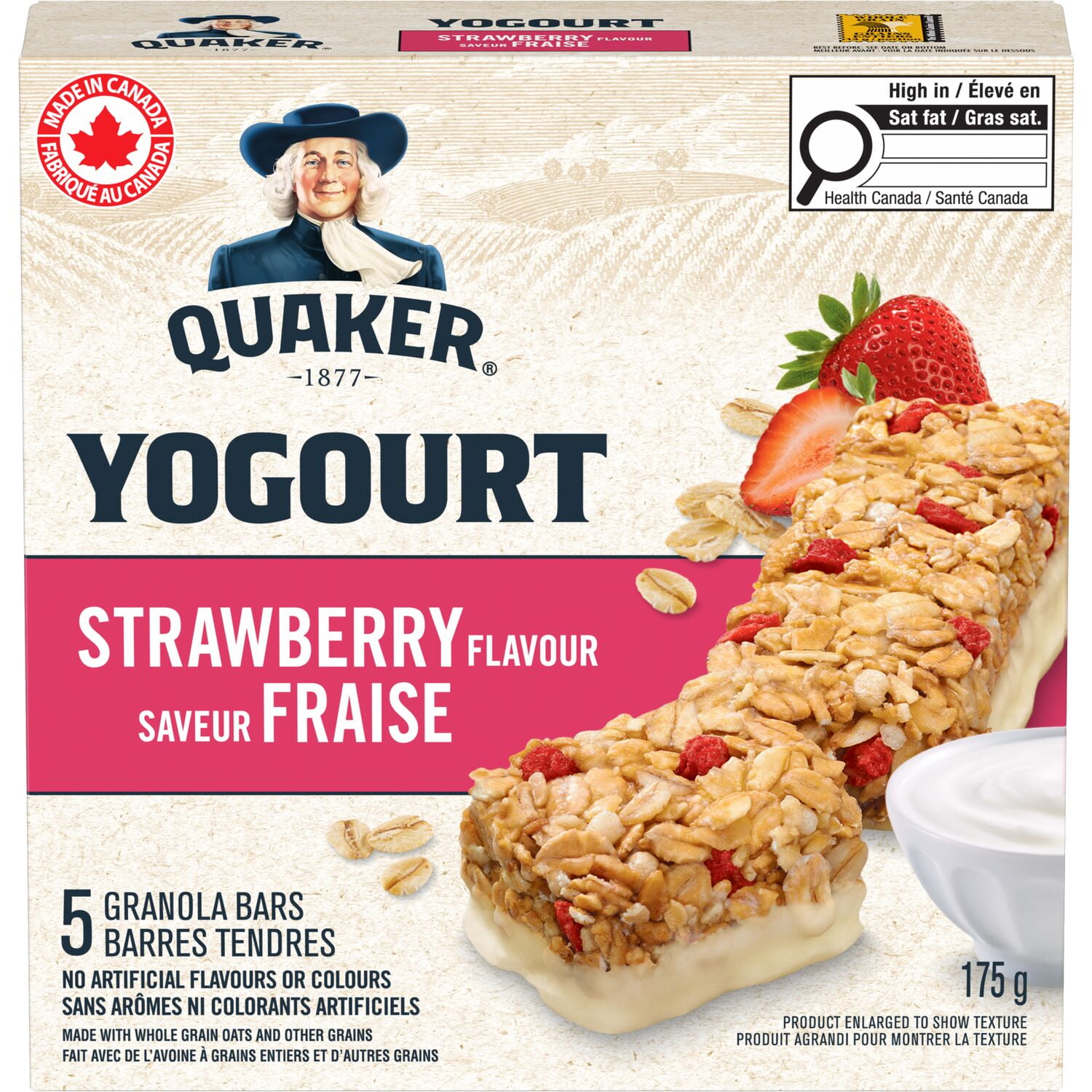 Quaker Yogurt Strawberry Granola Bars