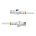 thumbnail image 4 of StarTech 14ft CAT6a Ethernet Cable - Low Smoke Zero Halogen (LSZH) - 10 Gigabit 500MHz 100W PoE RJ45 S/FTP White Network Patch Cord Snagless w/Strain Relief (NLWH-14F-CAT6A-PATCH), 4 of 5