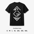 thumbnail image 3 of God Is Greater Than The Highs And Lows 2-Sided Faith T-Shirt, Christian Cross Mountain Wave Graphic Unisex Cotton Tee, 3 of 9