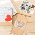 thumbnail image 3 of CIMAXIC wedding guest book Wedding Guest Book Wooden Sign In Book Wedding Message Notebook Bridal Shower Gift,7.09"X4.33"X0.39", 3 of 4