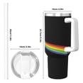 thumbnail image 4 of Bill Cipher 40 OZ Ice Bully Cup with Handle Straw Lid, Double Wall Stainless Steel Insulated Coffee Cup Tumbler, Colorful Mug for Travel Gym Home Outdoor Activities, 4 of 8