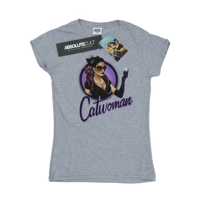 DC Bombshells T-Shirt Chiné Femme Catwoman