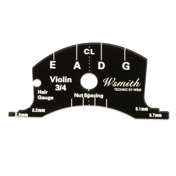 Plantilla de puente para violín de tamaño completo de 1/2 4/4, herramienta de referencia para violonchelo, viola y violín 1 pieza 3-4 violín