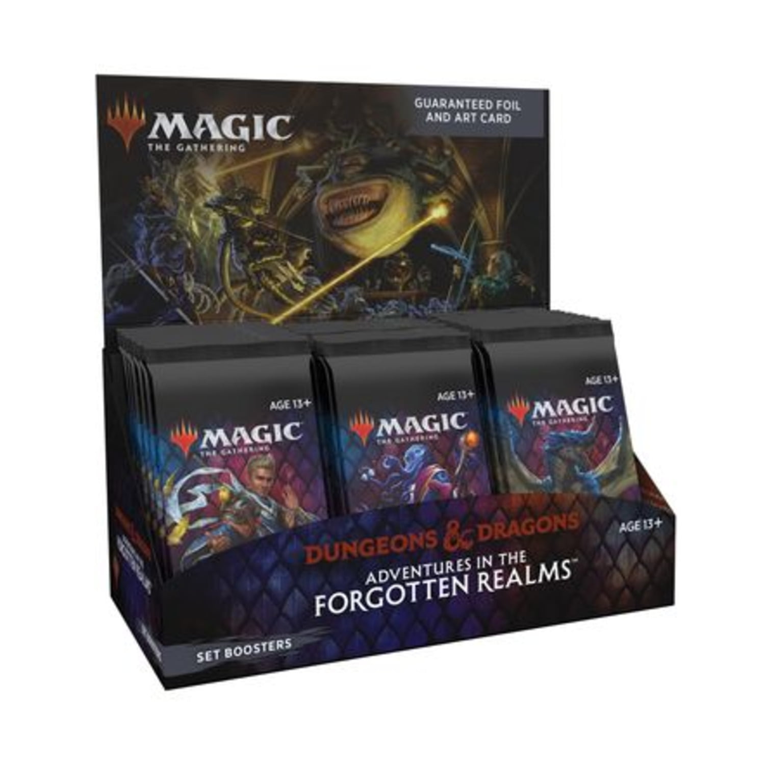 Bundle of 1 Adventures in The Forgotten Realms MTG Collector Booster Box 1 Dungeons & Dragons Essentials Kit D&D Box Set 