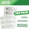 thumbnail image 2 of 5mL Luer Lock Syringe (100 Pack), Sterile, Individually Wrapped, Syringes for Liquid, Scientific Labs, Feeding Syringes for Pets, Measurement, Medicine, Dispensing, & Oral, Clear, 2 of 8