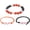 Orange/Black, variant on Baseball Bracelet, Bling Rhinestone Beaded Chain with 2 Adjustable Wax Cord Bracelet for Men Women Players Yellow/Green -