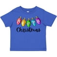 thumbnail image 3 of Inktastic Merry Christmas Rainbow Holiday Lights Boys or Girls Toddler T-Shirt, 3 of 5