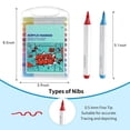 thumbnail image 2 of 12pcs Acrylic Paint Pens Markers,Acrylic Marker Pen Set 2mm Painting for Wood,Canvas,Stone,Rock Painting,Glass,Ceramic Surface,DIY, 2 of 8