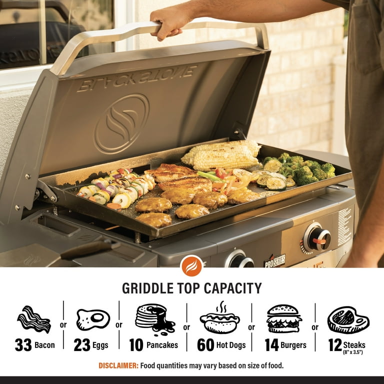 Blackstone 28 in. 2-Burner Propane Gas Griddle (Flat Top Grill) Station in  Black with Hard Cover 1924 - The Home Depot