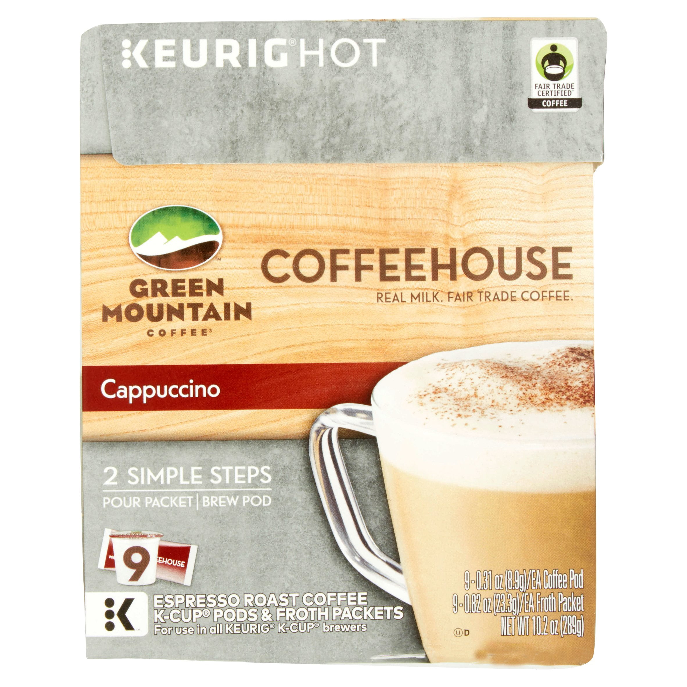 Hot Coffeehouse Cappuccino K-Cup Pods 
