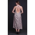 thumbnail image 4 of Bimba Bird Causal Long Backless Halter NeckDressWomen Printed BeachDress-Small, 4 of 6