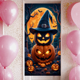 thumbnail image 6 of Halloween Decoration Jack O Lantern Banner Spooky Theme Pumpkin Display for Holiday Celebration Outdoor Indoor Decoration Party Setup, 6 of 9