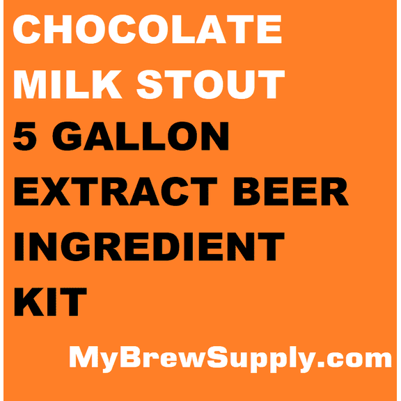 Chocolate Milk Stout MBS 5 gal Homebrew Beer Ingredient Kit