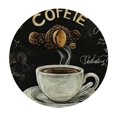 thumbnail image 4 of BCIIG Coffee Cup Menu Round Tablecloth, Stain-Resistant & Washable, Indoor Outdoor Restaurant Wedding Party Decor, Waterproof Fabric, Various Sizes 42"-46, 4 of 8