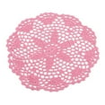 thumbnail image 1 of Ensemble de sous-Verres en Dentelle Crochetée à la Main pour Table de Noël Festive, 1 of 9