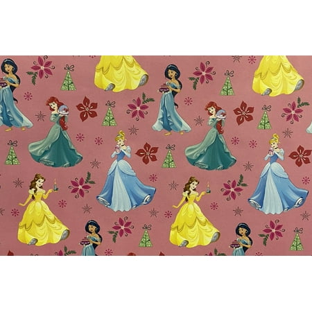 Gift Wrap - Princess - 39 Inch X 6 Ft - Paper - 1 Roll