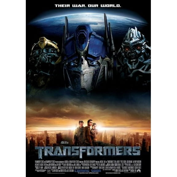 Transformers Movie Poster Wall Decor Art Art Poster 24x36 Multi-Color Square Adults Best Posters