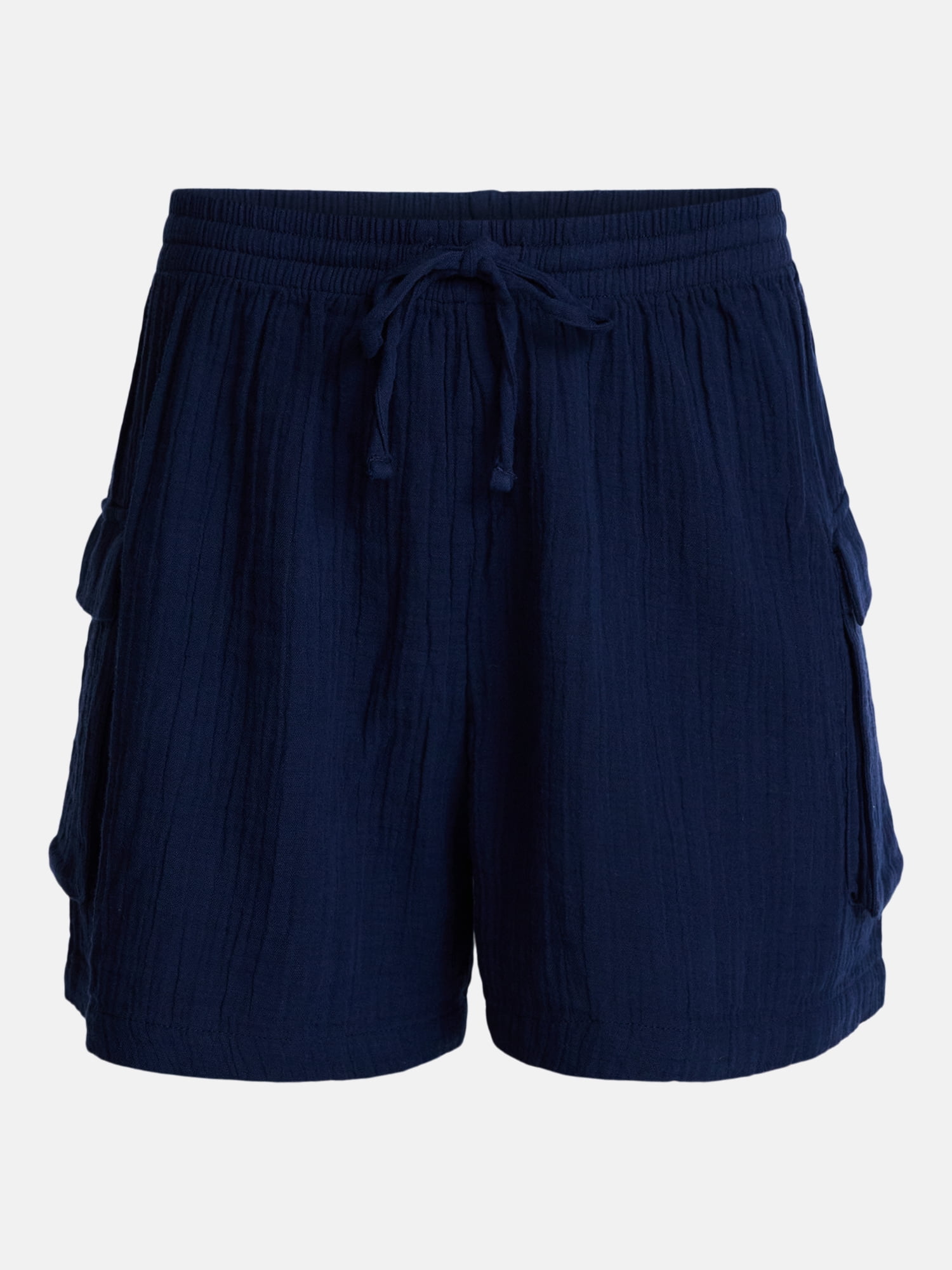 Time and Tru Women's Double Cloth Cargo Shorts, Sizes XS-XXXL
