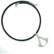 The Assassins Stainless Steel Pendant and Cord Necklace Jewelry-434-AC