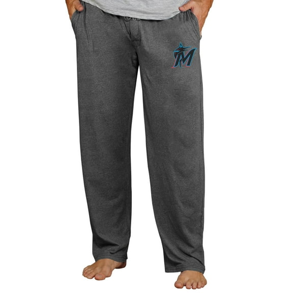 Men's Concepts Sport Charcoal Miami Marlins Quest Lounge Pants