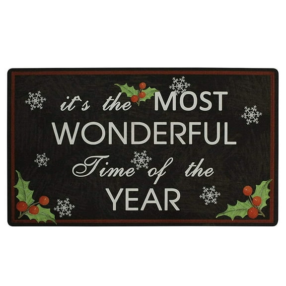 Outdoor Indoor Entrance Doormat Non Slip Rubber Backing Door Mat Low-Profile Mats Ornament Holiday Doormat Entry Floor Mat Home Kitchen Rug