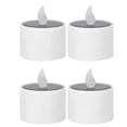 thumbnail image 3 of Luces de velas LED con energía solar, lámparas de velas sin llama parpadeantes, impermeables, luces de té electrónicas, velas para Navidad, bodas, cumpleaños, decoración, 4 piezas Adepaton LKX-1010, 3 of 8