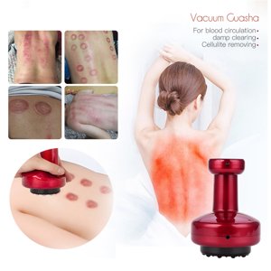 CkeyiN Body Shaping Massager 9 Gears for Hot Compress Magnetic Wave Gua Sha Scraping Massage Fat Remover to Shape Your Legs Arms Lower Abdomen,Slimming Massage Cupping And Scraping Instrument
