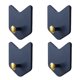 thumbnail image 1 of Ganchos Lemononstore BESTOYARD 4 piezas Gancho adhesivo fuerte Decoración de habitación Estética Ganchos para puerta de baño Colgadores de toallas de pared Gancho adhesivo Decoración estética de, 1 of 4