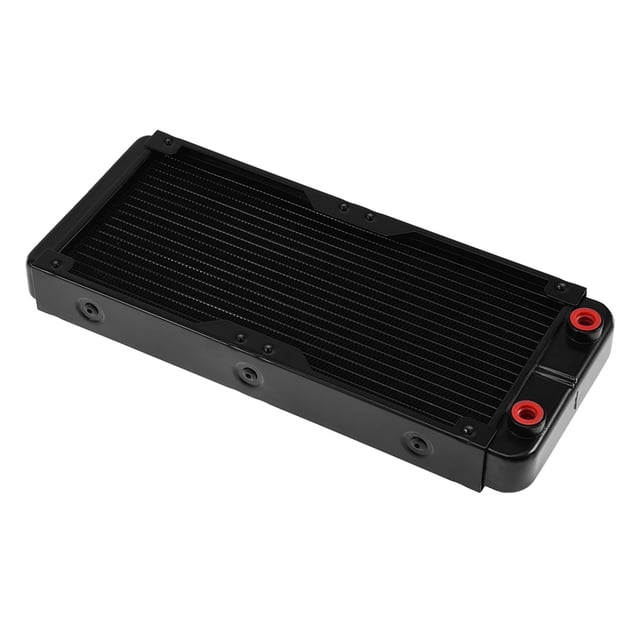 Radiador de PC, Refrigeración por Agua Radiador de Computara Enfriador de CPU Radiador de Intercambiador de Calor de Aluminio de Enfriamiento de Agua Radiador de