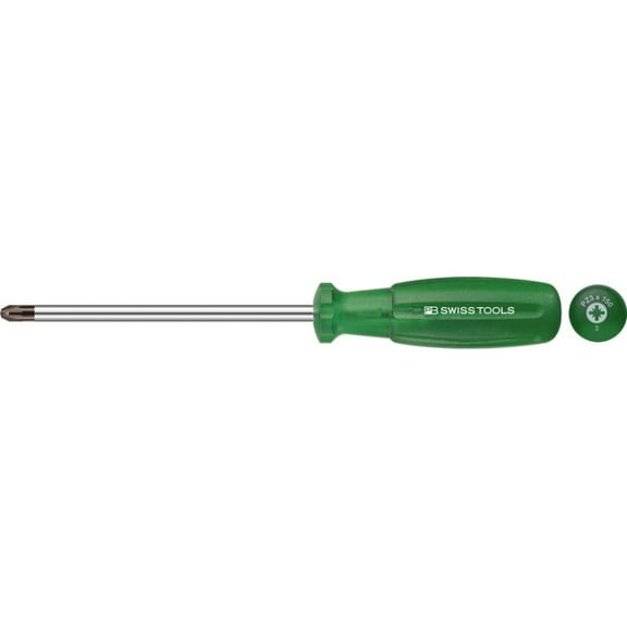 PB Swiss Tools PB 6192.0-60 Multicraft Screwdriver, Pozidriv, Size PZ0
