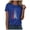 Blue, variant on Women T Shirt 250 Year American Anniversary Shirt for Women American USA Flag Tshirt 4th of July Tees Patriotic Tops Navy,XL