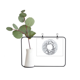 thumbnail image 1 of EsES decoración de impacto de muro roto Marco De Metal Florero De Cerámica Decoración, 1 of 4