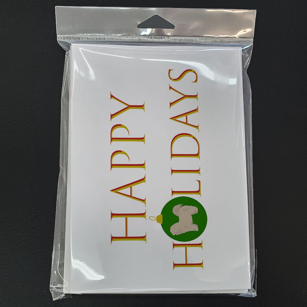 Odis Happy Holidays Greeting Cards and Envelopes Pack of 8 7 in x 5 in