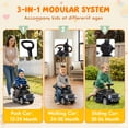 thumbnail image 2 of COCLUB 3 In 1 Push Car for Toddlers, Licensed Ford F-150 Push Car with Removable Parents Handle, Guardrails, Horn, LED Light, Toddlers Ride On Toys for Ages 18-36 Months, Black, 2 of 8