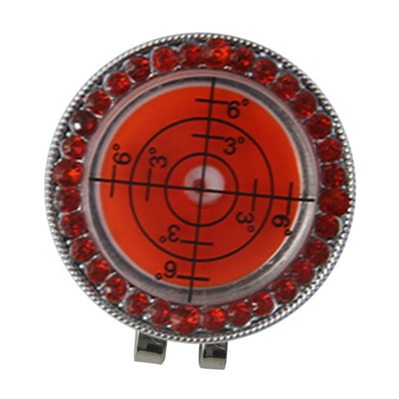 Lipstore Golf Ball Marker Alignment Tool for Reading The Green Ball Mark Green Reader Red