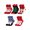 Multicolor-B, variant on COOPLUS Mens Christmas Plush Fleece Socks with Non-Slip Grips Warm Cozy Winter Socks 5 Pairs