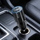 thumbnail image 1 of Cargador rápido para coche de 40 W con dos puertos para cargar varios dispositivos simultáneamente: adaptador USB-C dual para coche, compatible con carga rápida, protección de seguridad inte, 1 of 6