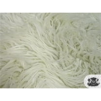 Faux Fake Fur Mongolian Fabric Sold by the Yard (IVORY)