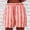 Red, variant on LINGLANG Women's Fashion Striped Casual Elastic Waist Pocket Shorts Vertical Stripe Fit Summer Beach Shorts Comfortable Daily Lounge Wear
