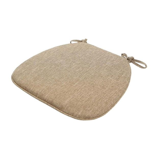 COJÍN DE ASIENTO DE PATIO COMEDOR COCINA ALMOHADILLA DE COJÍN LAVABLE A MÁQUINA Beige obscuro
