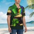 thumbnail image 5 of Disketp Hawaiian Shirts For Men,St. Patrick'S Day4 Print Mens Casual Short Sleeve Button Down Shirts Beach Shirt, 5 of 8