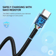 thumbnail image 5 of Cable USB-A 2.0 A USB-C Ugreen Niquelado Trenzado 2m Negro, 5 of 7