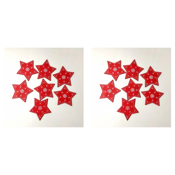 Billuyoard 4 unids/set árbol de Navidad adorno colgante hogar Oficina árbol colgante piezas de decoración de 2piezas Billuyoard CBP142873