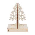 thumbnail image 2 of DIY Wooden Christmas Tree Educational Interactive Wood 3D Craft Project with Colorful Light for Students Colorful Christmas built-in battery, 2 of 8
