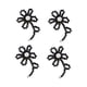 thumbnail image 3 of 4 piezas de para reparar adornos decorativos para coser, manualidades, apliques brilntes para bolsas de ropa, vestido, Negro Hugo Parche Bordado, 3 of 9