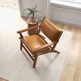 thumbnail image 3 of Ashcroft Furniture Hendrix Antique Tan Leather Arm Chair, 3 of 7